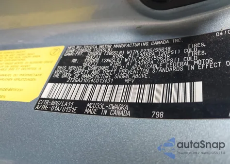 2004 Lexus Rx 330 from USA, damaged, VIN 2T2GA31U54C013431